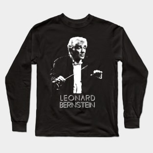 Leonard Bernstein retro Long Sleeve T-Shirt